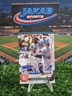 Kevin McGonigle Rookie RC 2026 Topps NOW #7 4 Hit Debut Detroit Tigers - Image 2