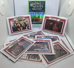 Custom Hogans Heroes Classic Tv 15 Trading Card Box Set Bob Crane Richard Dawson - Image 1
