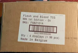 Flesh and Blood Monarch 1st Edition Booster Box Sealed Case - Image 1