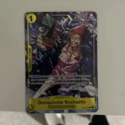 Donquixote Rosinante OP12-108 R Alt Art Illustration Box Promo ENGLISH One Piece - Image 1