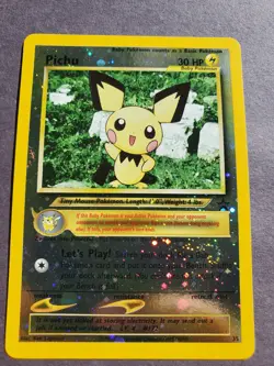 Near Mint Reverse Holo Pichu #35 2001 Black Star Promo Pokemon Card - Image 1
