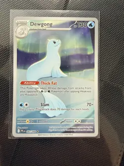 097/094 Dewgong : Illustration Rare Card : Phantasmal Flames : Pokemon TCG - Image 1