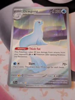 Pokemon TCG Dewgong 097/094 Phantasmal Flames Illustration Rare Pack Fresh - Image 1