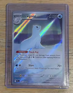 Pokemon TCG Dewgong 097/094 Phantasmal Flames Illustration Rare Card - Image 1