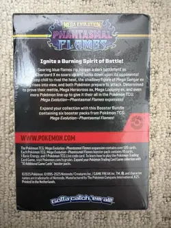 Pokemon TCG Mega Evolutions Phantasmal Flames Booster Bundle Sealed - Image 2