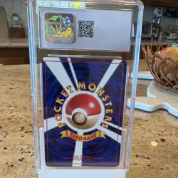 Pokemon Chikorita CGC 10 Neo Premium File 1 Regular Japanese 1999 Card - Image 2