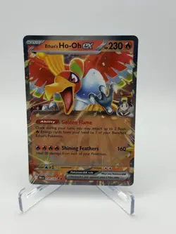 Pokemon TCG Ethan's Ho-Oh EX Double Rare Card #039/182 Destined Rivals - Image 1