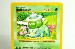 Pokemon card TCG Bulbasaur 44/102 "Shadowless" Base Set 1999 English LP - Image 2