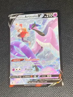 Galarian Articuno V TG16/TG30 - Astral Radiance Pokemon Card - NM - Image 1