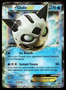 Glalie EX 34/162 Ultra Rare XY BREAKthrough Pokemon Card - Image 1