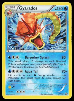 Gyarados XY109 Shiny Holo XY Promo Pokemon Card - Image 1