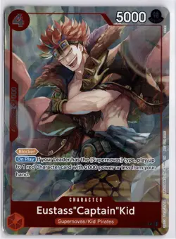 Eustass "Captain "Kid Dash Pack R Promo OP14-014 One Piece TCG Card - Image 1