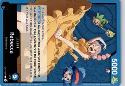 One Piece TCG Rebecca OP15-039 Leader English Trading Card TCG - Image 5