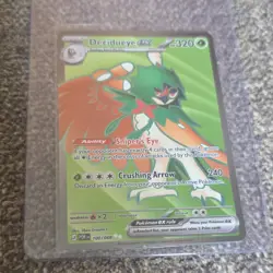 Pokemon Decidueye EX English Card 100/088 POR 320 HP Bird Type Nintendo 2026 - Image 1