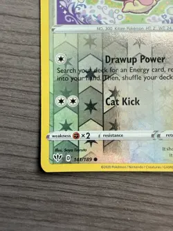 Pokemon TCG Skitty Darkness Ablaze Reverse Holo Common Card 141/189 NM - Image 4