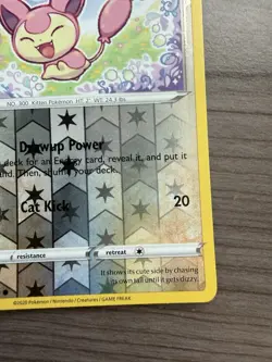 Pokemon TCG Skitty Darkness Ablaze Reverse Holo Common Card 141/189 NM - Image 5