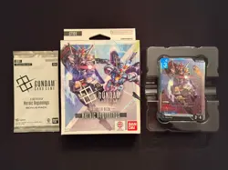 GUNDAM CARD GAME TCG ST01 HEROIC BEGINNINGS STARTER DECK ENG OPENED + BONUS PACK - Image 1