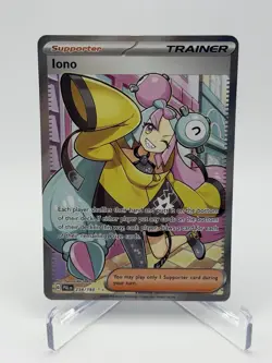 Pokemon TCG Iono Scarlet & Violet Paldea Evolved Holo Ultra Rare Card 254/193 - Image 1