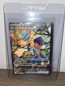 Hops Zacian EX Holo Scarlet & Violet Journey Together Card 186 SIR - Image 1