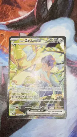 Hops Zacian EX Holo Scarlet & Violet Journey Together Card 186 SIR - Image 2