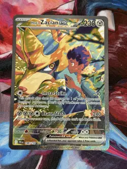 Hops Zacian EX Holo Scarlet & Violet Journey Together Card 186 SIR - Image 3