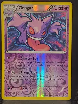 Gengar - 60/162 - Pokemon Breakthrough XY Reverse Holo Rare Card NM - Image 1