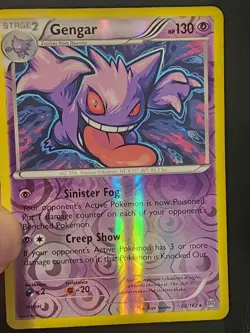 Gengar - 60/162 - Pokemon Breakthrough XY Reverse Holo Rare Card NM - Image 2