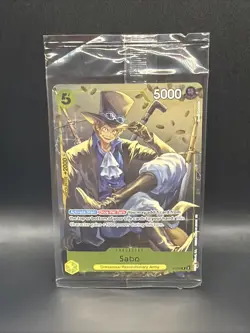 Sabo P-073 One Piece Promo Card Foil Sealed Tin Pack Vol.2 English - Image 1