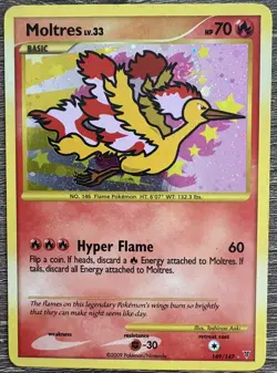 Pokemon Card TCG Moltres LV.33 Holo Card 149/147 Supreme Victors Series - Image 1