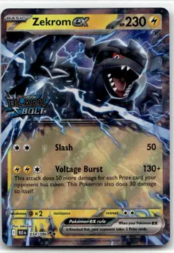 Zekrom ex (Black Bolt Stamped) Holo Double Rare Miscellaneous Cards & Products 0 - Image 1