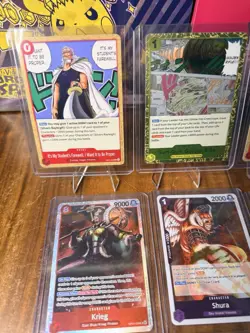 2026 One Piece Adventure On Kami's Island OP15 Mixed Card Lot Of 7 SR R Holo - Image 2