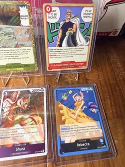 2026 One Piece Adventure On Kami's Island OP15 Mixed Card Lot Of 7 SR R Holo - Image 3