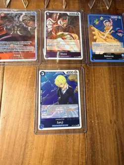 2026 One Piece Adventure On Kami's Island OP15 Mixed Card Lot Of 7 SR R Holo - Image 4