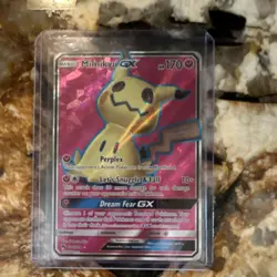 Pokemon Mimikyu GX Full Art Ultra Rare Holo Sm-Lost Thunder 206/214 Card - Image 1