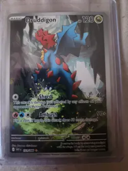Druddigon - 151/086 151/086 Pokemon Illustration Rare SV: White Flare Card NM - Image 1
