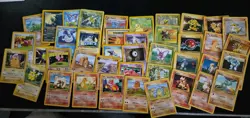 Vintage Pokemon WOTC Joblot/Bundle 40 Cards - MP-LP Condition Lot 1 - Image 1