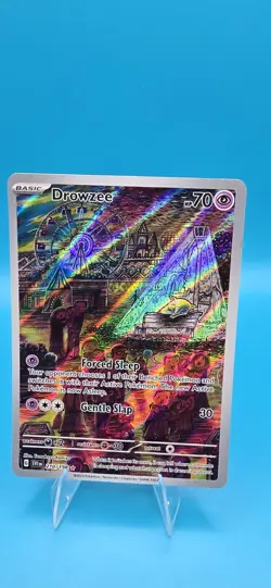 Pokemon Drowzee 210/198 Illustration Rare Full Art Holo SV01 Card - Image 1