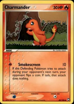 Charmander Common Power Keepers 48/108 Fire Pokemon Card - Image 1