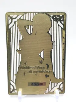 Goddess Story - Gold Metal Anime Waifu Card - Yor Forger - NUMBERED 014/200 - Image 2