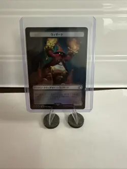 Bird (0016) Wizard (0014) Double-Sided Token Final Fantasy Foil MTG JP - Image 2