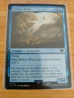 MTG Willow-Wind (FOIL) 0076 Lord of the RIngs M/NM Free UK P&P - Image 1