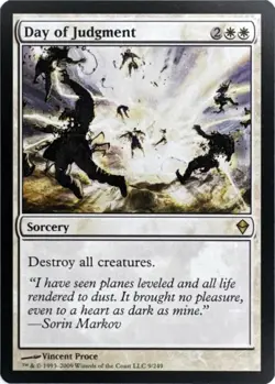 Day of Judgment (#9) - Zendikar - MTG Magic: The Gathering - LP - Image 1