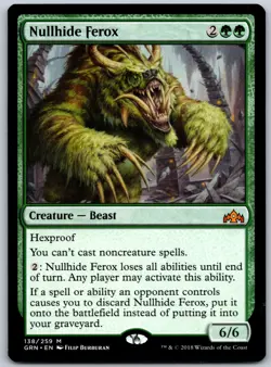Nullhide Ferox M Guilds of Ravnica 138 NM - Image 1