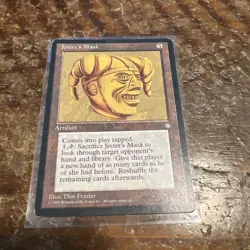 MTG Jester's Mask Ice Age Regular Magic The Gathering - Image 1