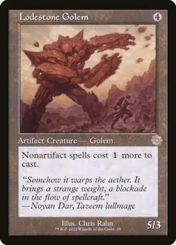 Lodestone Golem Retro Frame Foil - The Brothers' War Retro Artifacts MTG-NM - Image 1