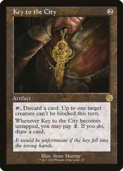 Key to the City Retro Frame Foil - The Brothers' War Retro Artifacts MTG-NM - Image 1