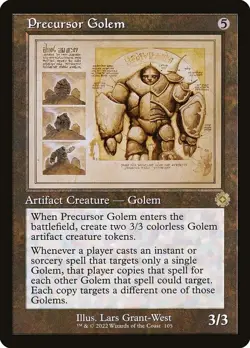 Precursor Golem Retro Frame Foil - The Brothers' War Retro Artifacts MTG-NM - Image 1