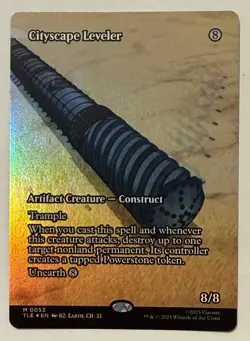 Cityscape Leveler Borderless Foil Avatar: The Last Airbender: Eternal-Legal MTG - Image 1