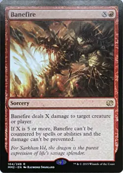 Banefire 104 Rare Modern Masters 2015 Magic: The Gathering Near Mint - Image 1