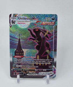Custom SPARKLING HOLO Umbreon Vmax Card Card READ DESCRIPTION BELOW - Image 1